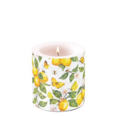 Gyertya - 8x7,5cm - Fresh lemons