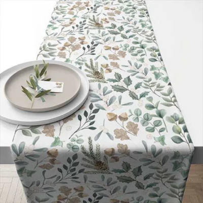 Karácsonyi asztali futó 40x150cm Collection of leaves
