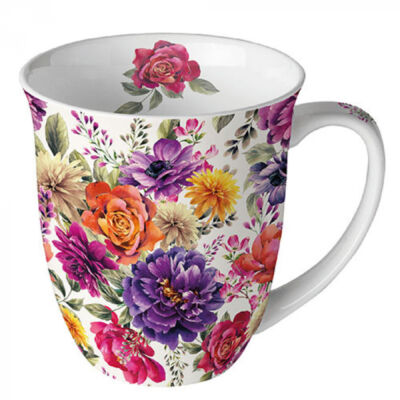 Porcelán bögre - 400ml - Anne