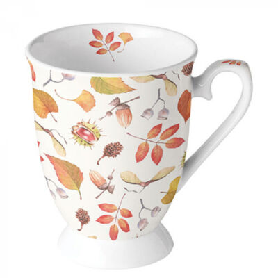 Porcelán bögre - 250ml - Autumn Detalis