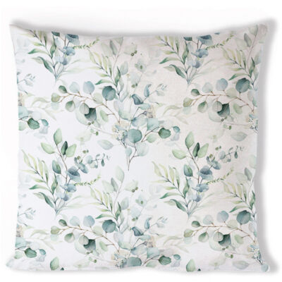 Párnahuzat - 40x40cm - 100% pamut - Eucalyptus all ove