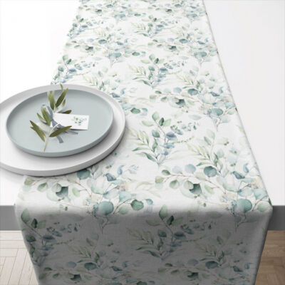 Asztali futó - 40x150cm - Eucalyptus All Over