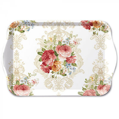 Műanyag kis méretű tálca - 13x21cm - Sara Cream