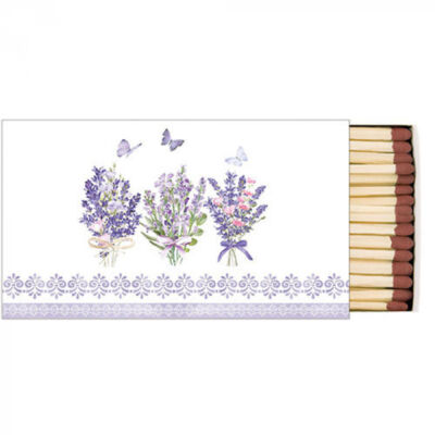 Levendula virágos gyufa Lovely lavender