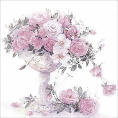 Flora Vintage papírszalvéta 33x33cm, 20db-os