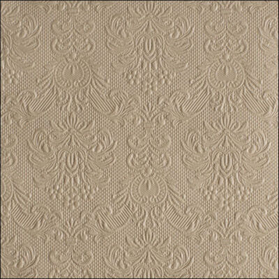 Elegance taupe papírszalvéta 33x33cm, 15db-os