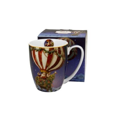 Karácsonyi Porcelán Óriásbögre - 1000ml - Santa Balloon