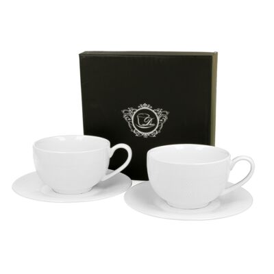 Porcelán csésze szett 250ml Diamond