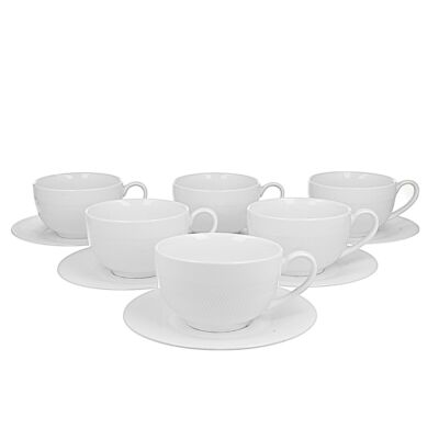 Porcelán csésze szett 250ml Diamond