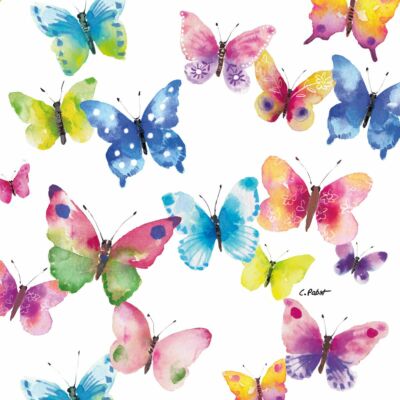 Butterfly Phantasy papírszalvéta 33x33cm, 20db-os