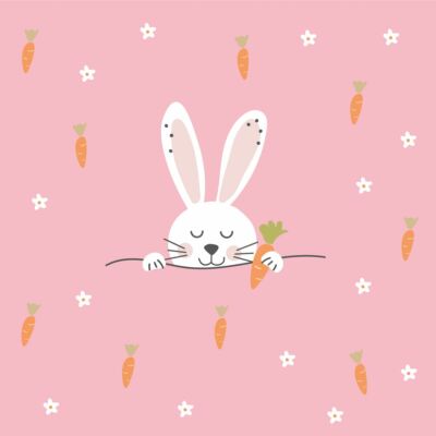 Húsvéti szalvéta 33x33cm, 20db-os Easter Carrots