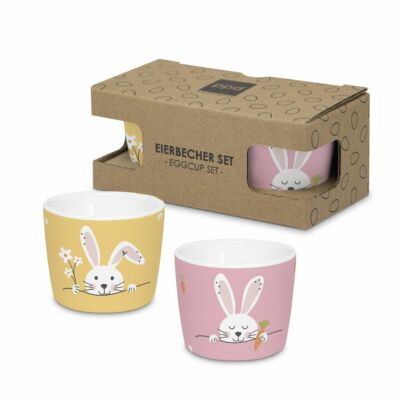 Húsvéti porcelán tojástartó szett Hello &amp; Easter