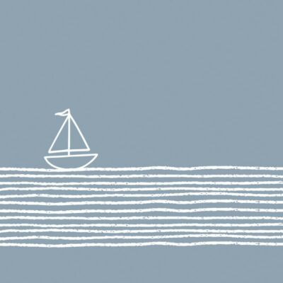 Pure Sailing Blue papírszalvéta 33x33cm, 20db-os