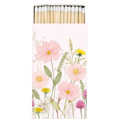 Pastel flowers pink gyufa