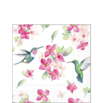 Diligent hummingbirds papírszalvéta 25x25cm, 20db-os