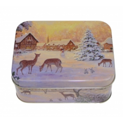 Karácsonyi fémdoboz - Winter Nostalgia