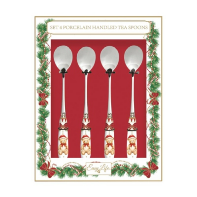 Rozsdamentes teáskanál szett - Magie de Noel