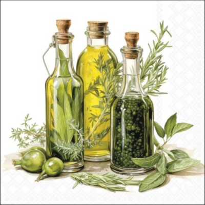 Oils and herbs papírszalvéta 33x33cm, 20db-os