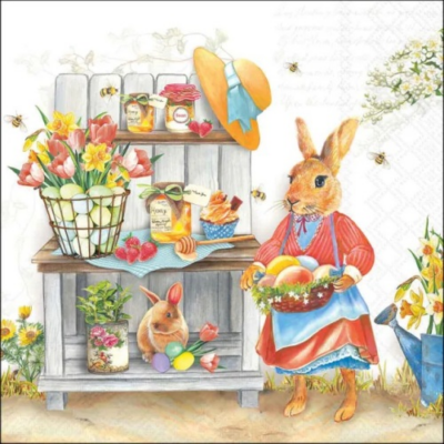 Easter kitchen papírszalvéta 33x33cm, 20db-os