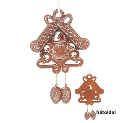 Mézeskalács forma kakukkos óra - dekoráció