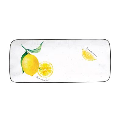 Porcelán tálca - 36x15,5cm - Amalfi