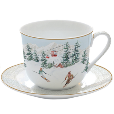 Porcelán reggeliző csésze szett - 400ml - Chalet