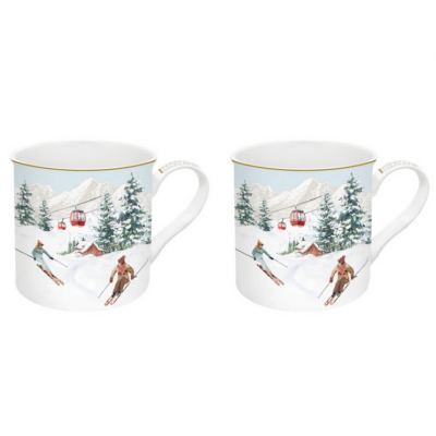 Porcelán bögre szett 2db-os - 300ml - Chalet