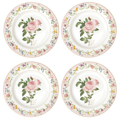 Porcelán desszertes tányér szett 4db-os 19cm Chant des Roses