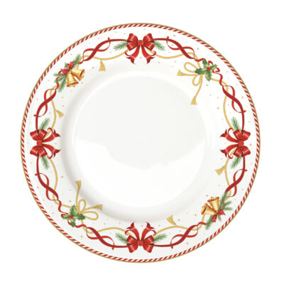 Karácsonyi porcelán lapostányér Christmas Tale