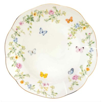 Porcelán lapostányér 27cm Dancing Butterflies