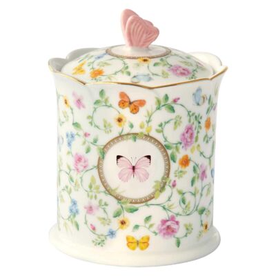 Porcelán konyhai tároló 14cm Dancing Butterflies