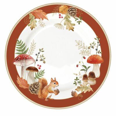 Porcelán desszertes tányér - 19cm - Autumn Breeze étkészlet