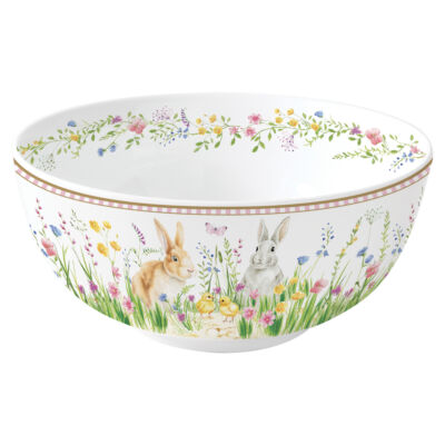 Húsvéti porcelán tál 23cm - Happy Easter