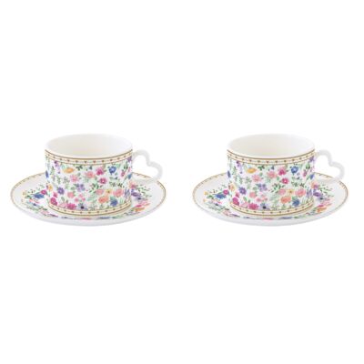 Porcelán teáscsésze szett 240ml - Mon Amour