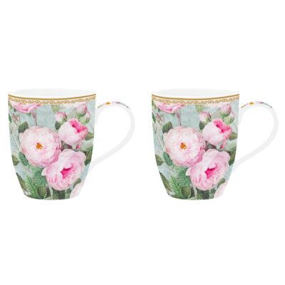 Porcelán bögre szett - 350ml - Roses in Bloom
