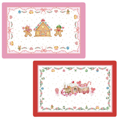 Műanyag tányéralátét - Sweet Christmas