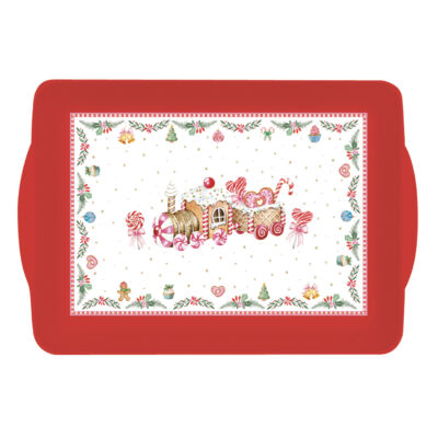 Karácsonyi tálca 46x32cm, Sweet Christmas
