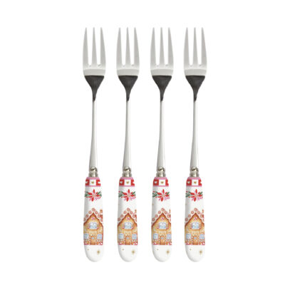 Rozsdamentes süteményes villa szett - Sweet Christmas