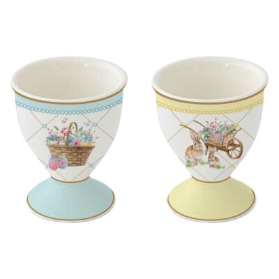 Húsvéti porcelán tojástartó szett Spring Bloom