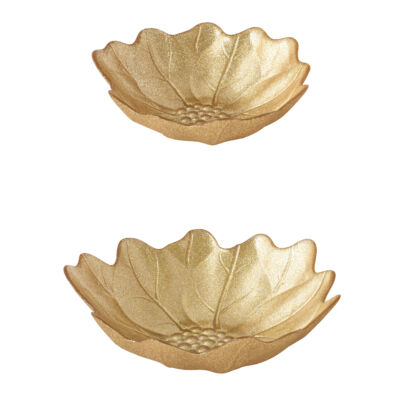 Karácsonyi üvegtálka szett White Elegance