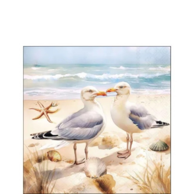 Seagulls papírszalvéta 25x25cm, 20db-os