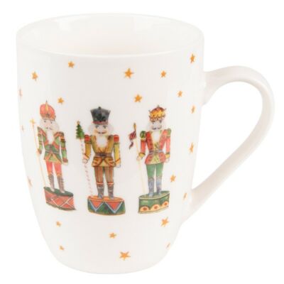 Porcelán bögre diótörős - 300ml - Happy Little Christmas