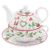 Karácsonyi Manós Porcelán egyszemélyes teáskészlet - 350ml - Ready for Christmas