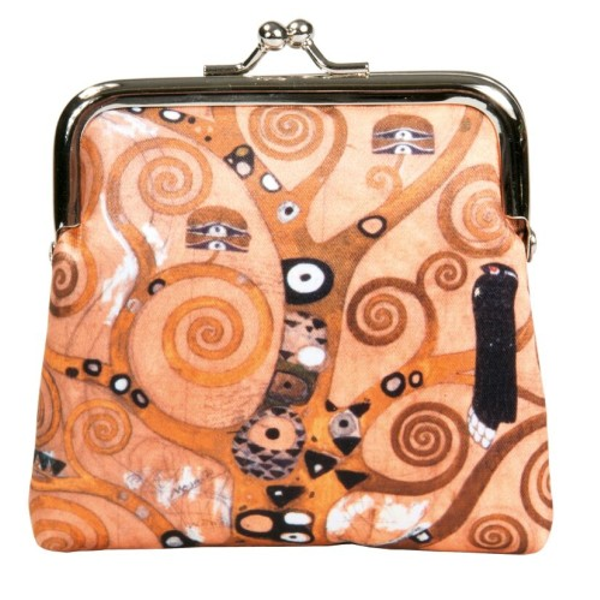 Csatos pénztárca 10,5x10x3cm, Klimt: Életfa