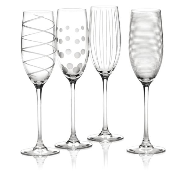Pezsgős üvegpohár szett- Cheers Crystal Glasses