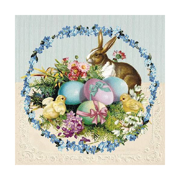 Easter Egg Wreath papírszalvéta 33x33cm, 20db-os