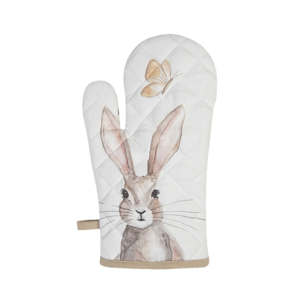 Edényfogó kesztyű - Rustic Easter Bunny