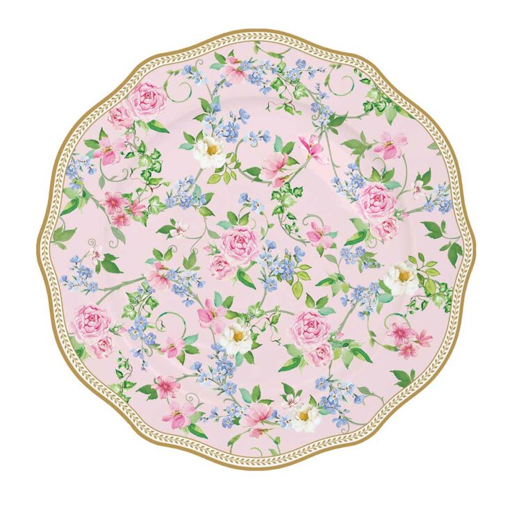 Porcelán desszertes tányér 20cm, Garden Joy