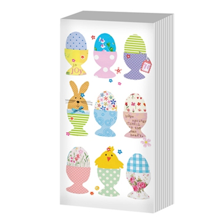 Easter Eggs papírzsebkendő, 10db-os
