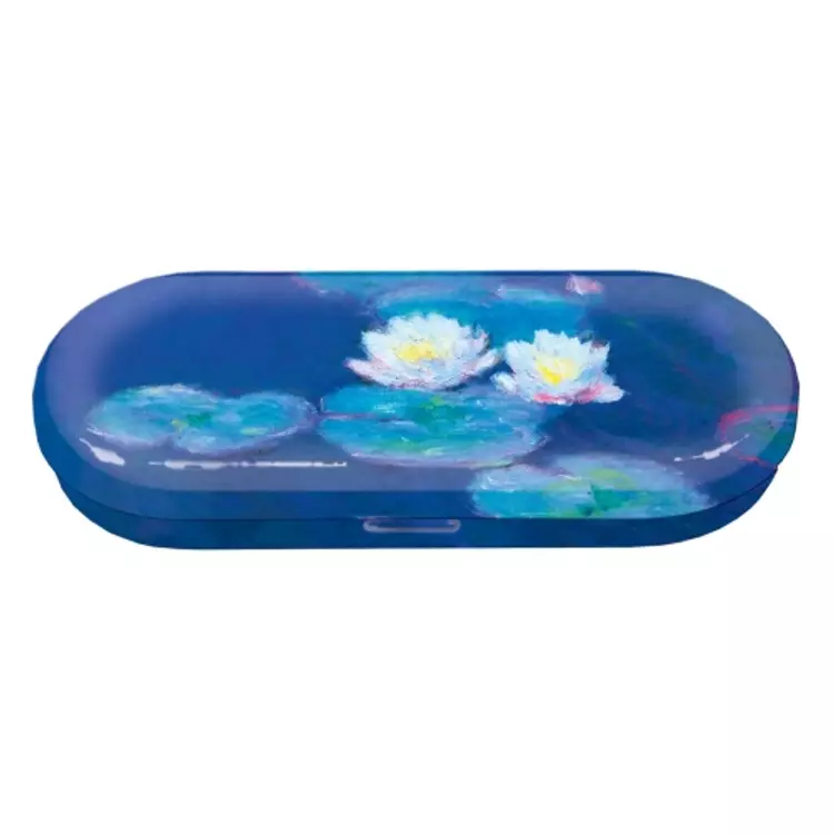 Szemüvegtok fémdoboz, 16x2,8x6,6cm Monet: Water Lilies